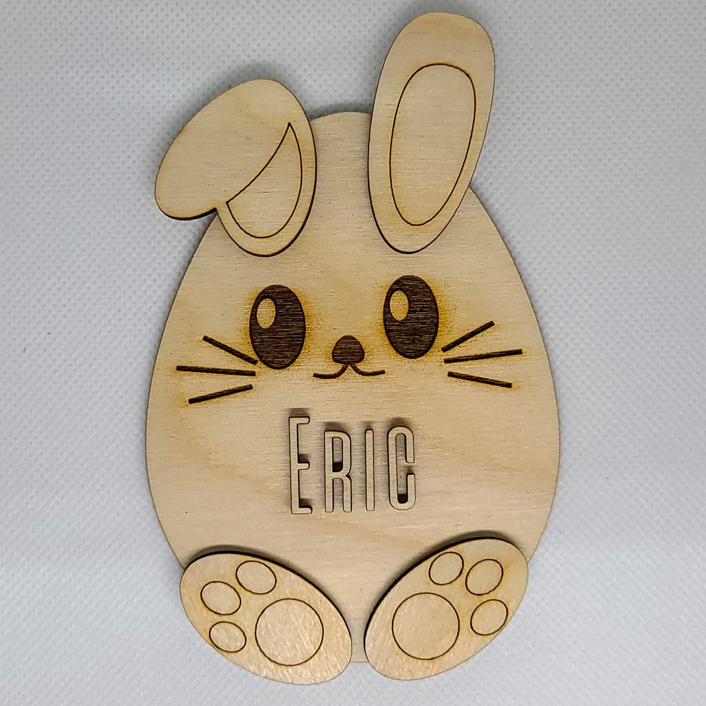 Personalized Easter Bunny Egg Tag