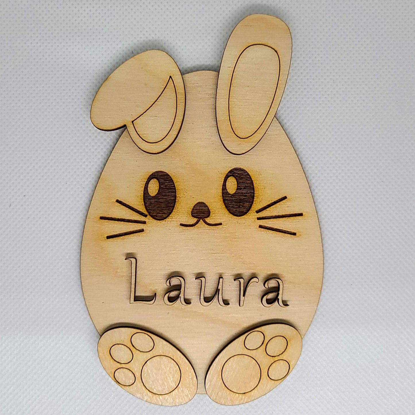 Personalized Easter Bunny Egg Tag