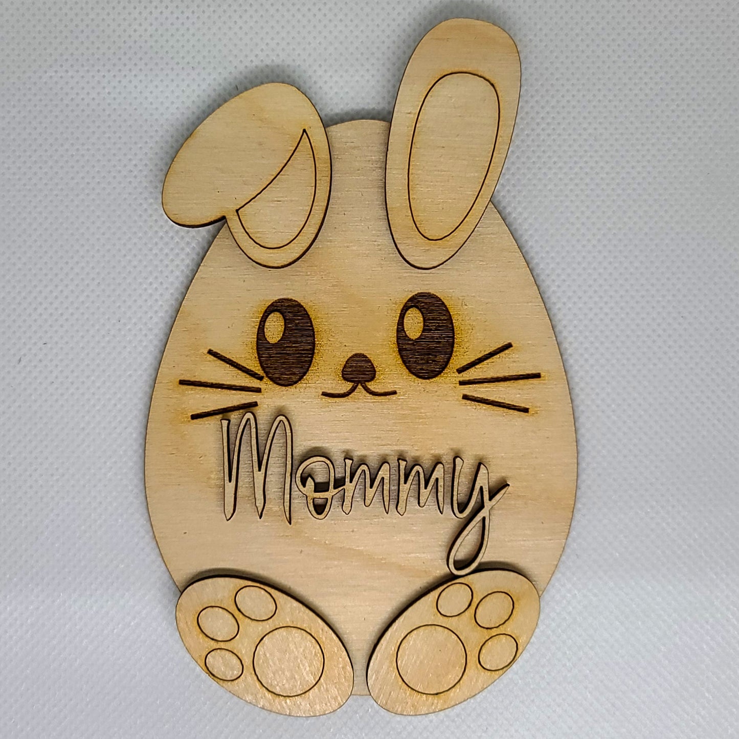 Personalized Easter Bunny Egg Tag