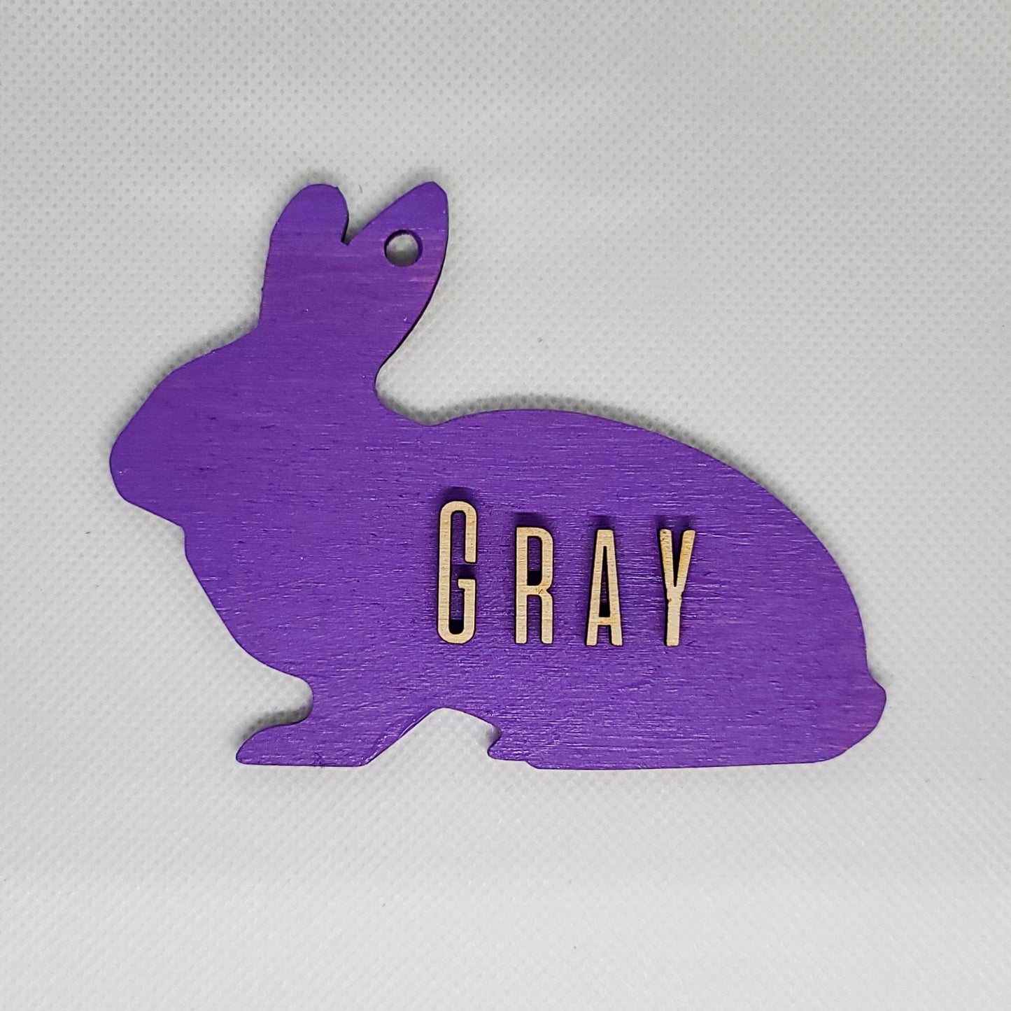 Personalized Bunny Tag