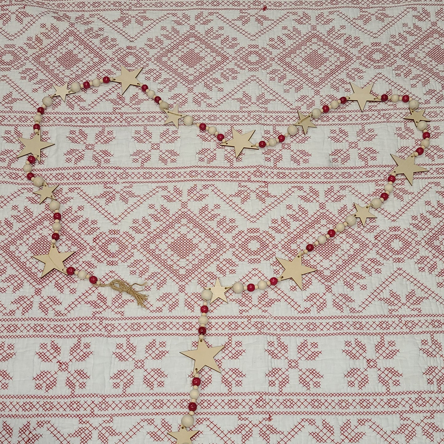 Handcrafted Wooden Garland