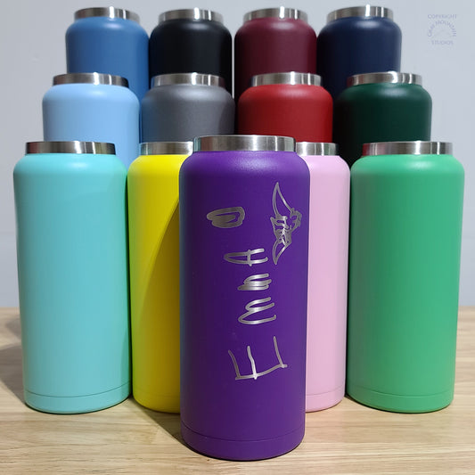 Custom Engraved Handwritten 36oz Drink Bottles